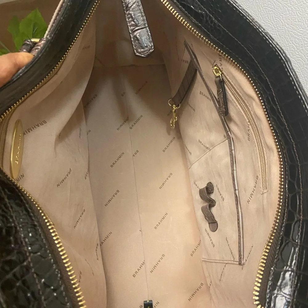 Brahmin Osprey Tri-Texture Anna Satchel
